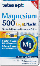 dm drogerie markt tetesept Magnesium 500 Tag & Nacht Tabletten