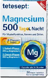 tetesept Magnesium 500 Tag & Nacht Tabletten