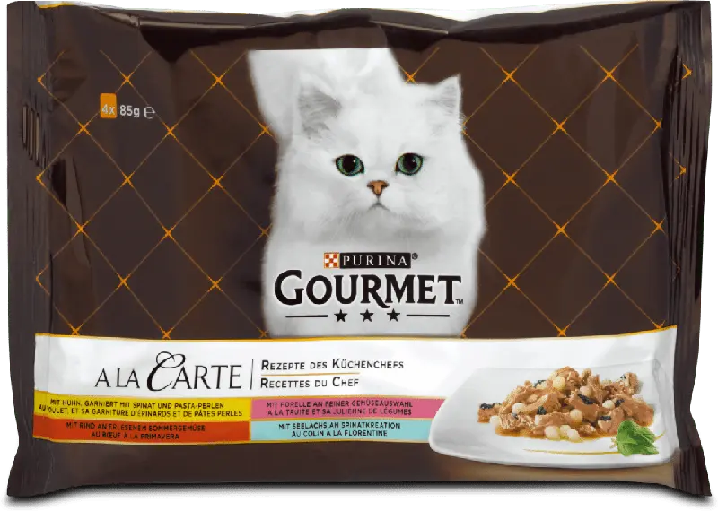 Purina Gourmet A la Carte Katzenfutter mit Fisch & Fleisch