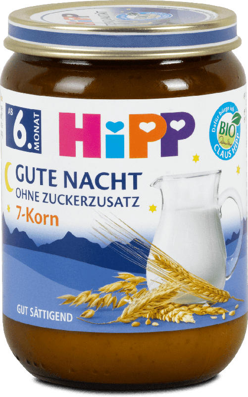 Hipp Babybrei Gute Nacht Milchbrei 7-Korn