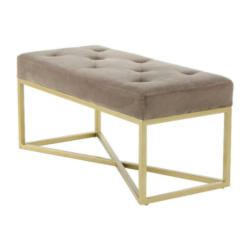 Sitzbank Diaz 101 taupe B/H/T: ca. 40x40x90 cm