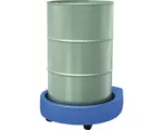Hornbach Fassroller Poly200 E mit 2 Bock- und Lenkrollen Kunststoff blau Tragkraft 300 kg