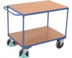 Hornbach Tischwagen Classic-Line mit 2 Böden 1200x800 mm Stahl blau Tragkraft 500 kg