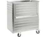 Hornbach Transportwagen TW 1050-B ohne Deckel mit abklappbarer Längswand Aluminium 1050 l Tragkraft 300 kg