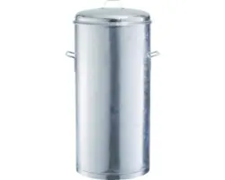 Deckel für Sammelbehälter 80 l feuerverzinkt