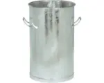 Hornbach Sammelbehälter für Abfälle aus Stahlblech 80 l feuerverzinkt