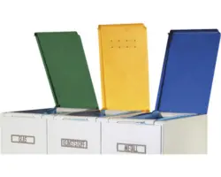 Deckel für Wertstoffmodulsystem 60 l blau
