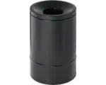 Hornbach Papierkorb selbstlöschend Stahl schwarz 15 l