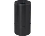 Hornbach Papierkorb selbstlöschend Stahl schwarz 50 l
