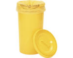 Hornbach Abfallsammelbehälter mit Deckel Kunststoff gelb 60 l