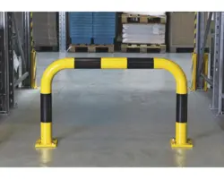 Rammschutzbügel zum Wegnehmen Stahl gelb/schwarz 600x750 mm