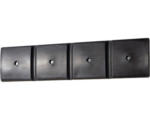 Hornbach Wand-Schutzprofil 1000 Kunststoff schwarz 1000x50x250 mm 2 Stück