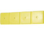 Hornbach Wand-Schutzprofil 1000 Kunststoff gelb 1000x50x250 mm 2 Stück