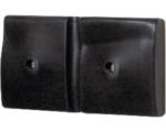 Hornbach Wand-Schutzprofil 500 Kunststoff schwarz 500x50x250 mm 2 Stück