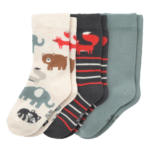 Ernsting's family 3 Paar Baby Socken mit Tier-Motiven - bis 10.05.2024