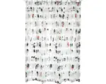 Hornbach Duschvorhang Msv Graphic Design clear 180x200 cm