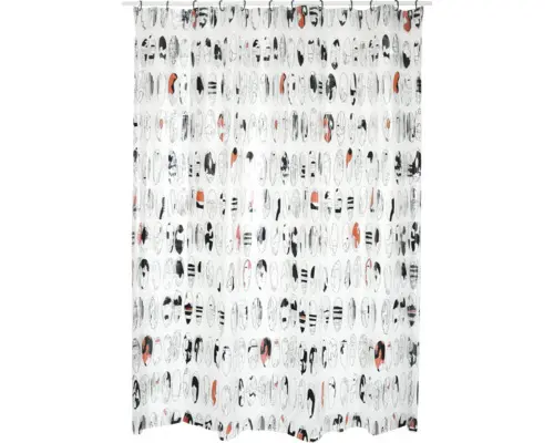 Duschvorhang Msv Graphic Design clear 180x200 cm