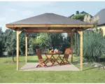 Hornbach Pavillon weka Paradies Gr. 3 304 x 304 cm natur