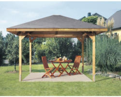 Pavillon weka Paradies Gr. 3 304 x 304 cm natur