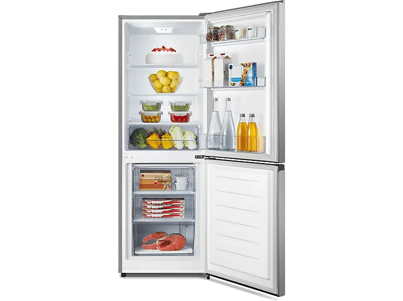 Gorenje RK416DPS4 Kühl- und Gefrierkombination (D, 230 l, 1613 mm hoch, Standgerät, Silber)