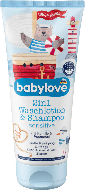 babylove Babyshampoo Dusche & Waschlotion 2in1