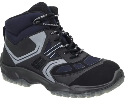 Sicherheitshalbstiefel Sicherheitsschuhe HAMMER WORKWEAR S3 Größe 41 blau