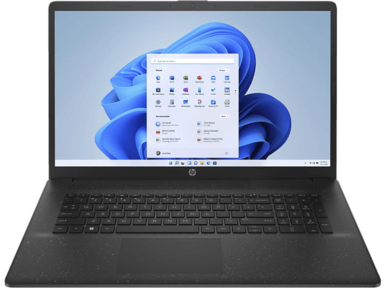 HP Laptop 17-cp0908ng, AMD R3 5300U, 8GB RAM, 512GB SSD, 17.3 Zoll HD+, Win11 Home, Jet Black; Notebook