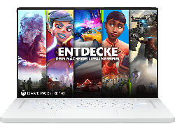 Asus Gaming Notebook ROG Zephyrus G16 GU603VI-N4018W, i9-13900H, 32GB RAM, 1TB SSD, RTX 4070, 16 Zoll WQXGA, Win11, Moonlight White