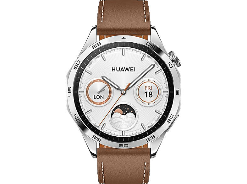 HUAWEI Watch GT 4 46mm Brown Leather; Smartwatch