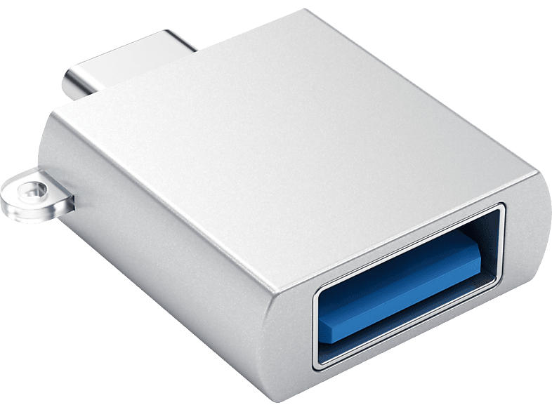 Satechi USB-A auf USB-C Adapter, USB 3.0, Silber