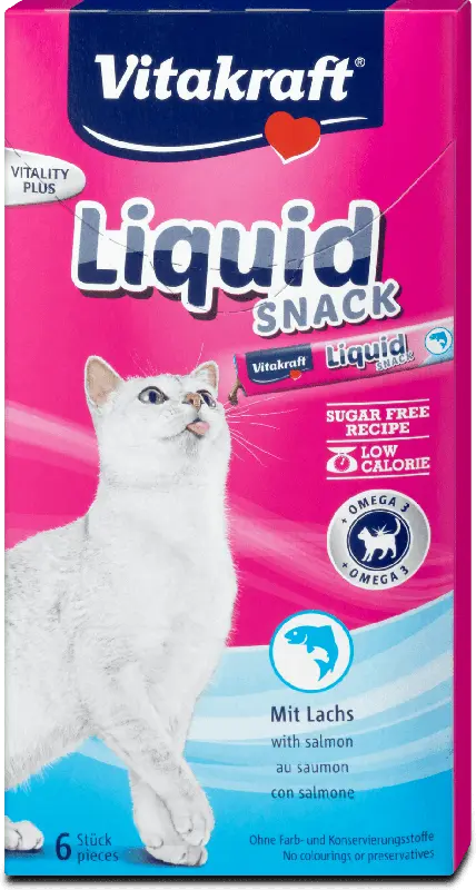 Vitakraft Liquid Snack mit Lachs