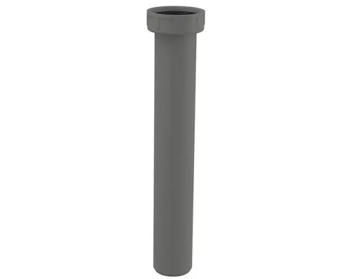 Verstellrohr mit Überwurfmutter Alca 40x265 mm aus recyceltem Kunststoff grau A44MN-DN40-ECO