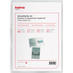KOLMA Dossier classeur Vario A4 11.008.00 transparent,KolmaFlex 80 flls.