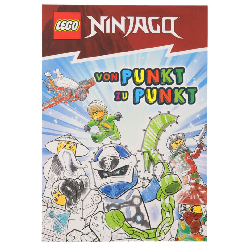 LEGO Ninjago Malblock von Punkt zu Punkt