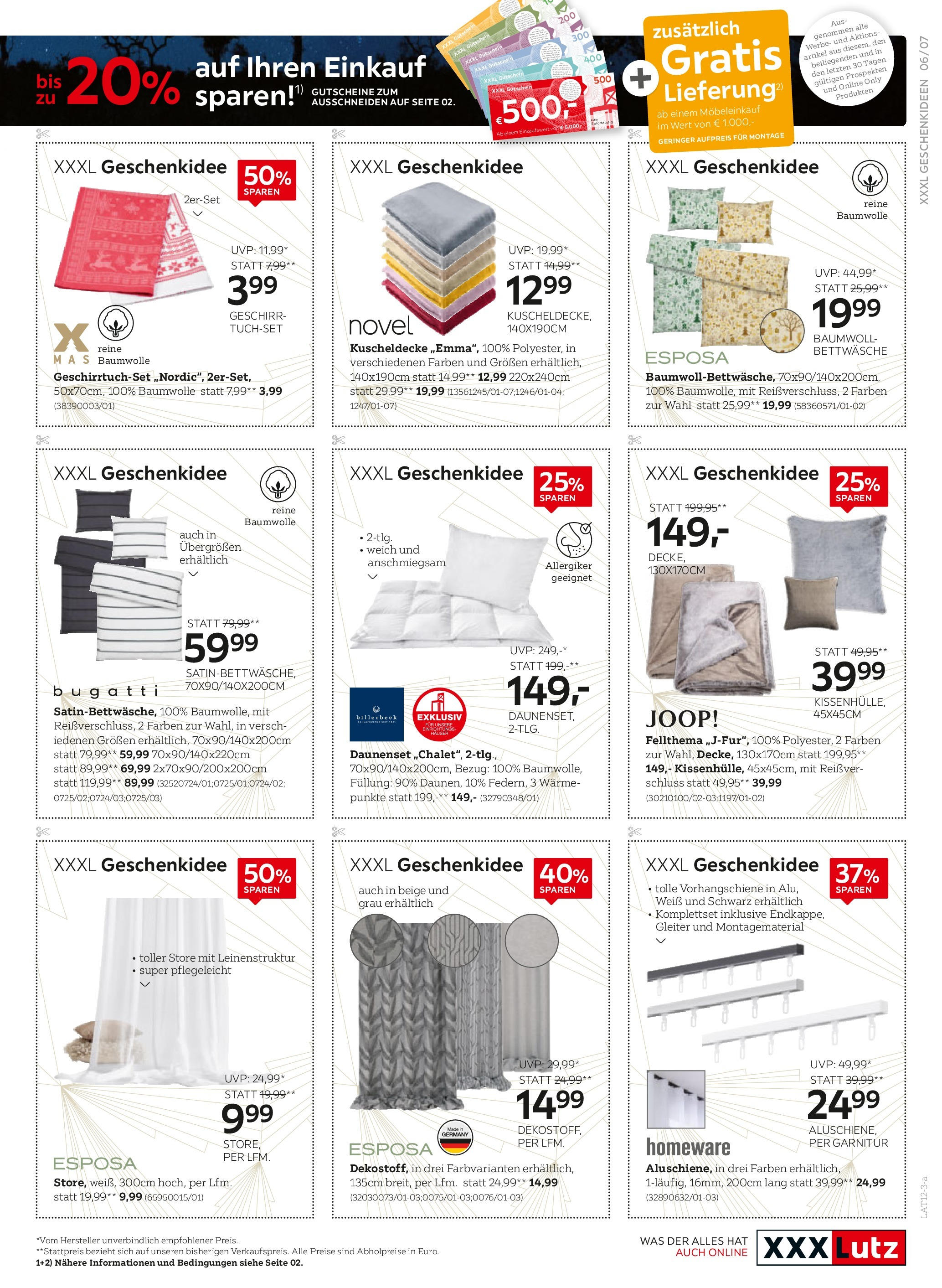 XXXLutz Black Shopping Week (20.11.2023) || Aktuelle Angebote | Seite: 7 XXXLutz Black Shopping Week von 20.11.2023 - Aktuelle Angebote | Seite: 7