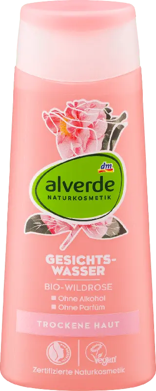 alverde NATURKOSMETIK Gesichtswasser Bio-Wildrose