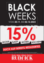 Ludwig Rudnick GmbH & Co. KG Rudnick - Black Week - gültig bis 02.12.2023 - bis 26.11.2023