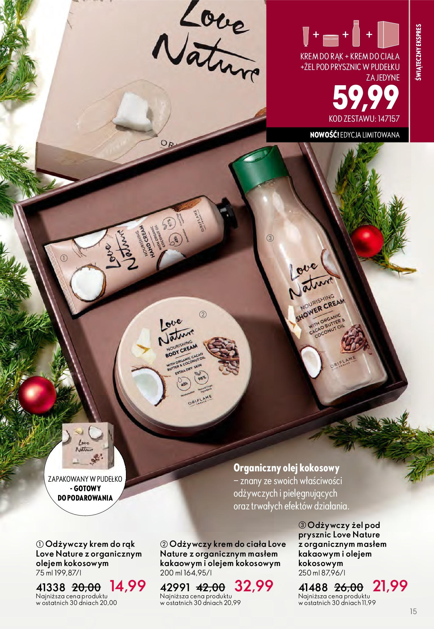 Oriflame gazetka od 15.11.2023 | Boże Narodzenie | Strona: 15 | Produkty: Mandarynki, Mydło Oriflame gazetka od 15.11.2023 | Boże Narodzenie 🎄🎁 | Strona: 15 | Produkty: Mandarynki, Mydło