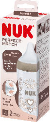 Nuk Babyflasche Perfect Match, braun, ab 3 Monaten, 260 ml