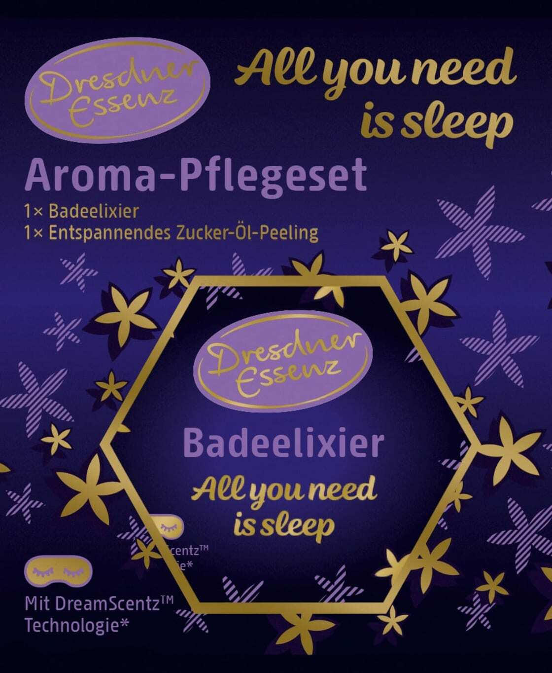 Dresdner Essenz Geschenkset Badeelixier All you need is sleep 2tlg
