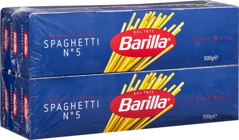 Spaghetti N° 5 Barilla , 6 x 500 g
