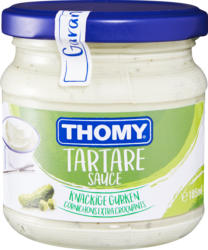 Thomy Fondue Chinoise Sauce Tartare, mit knackigen Gurkenstückchen, 185 ml