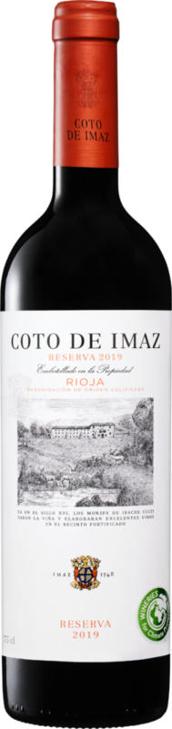 Coto de Imaz Rioja Reserva DOCa, Espagne, Rioja, 2019, 75 cl