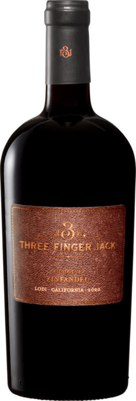 Three Finger Jack Old Vine Zinfandel Lodi, Stati Uniti, California, 2021, 75 cl