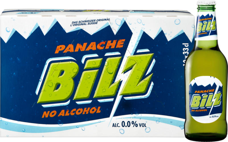 Panaché Bilz, senz’alcool, 10 x 33 cl