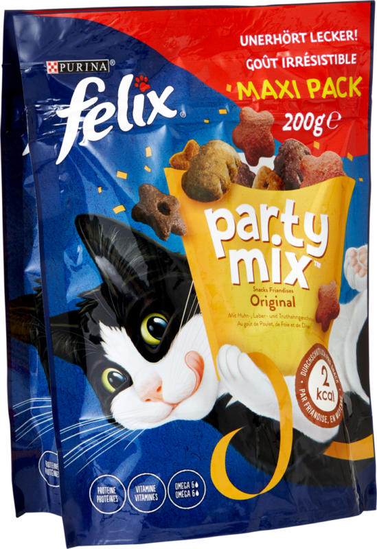 Felix Party Mix Snacks Original , 2 x 200 g