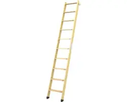 Hochbettleiter Dolle Kiefer/Buche unbehandelt 2-teilig mit 10 Stufen