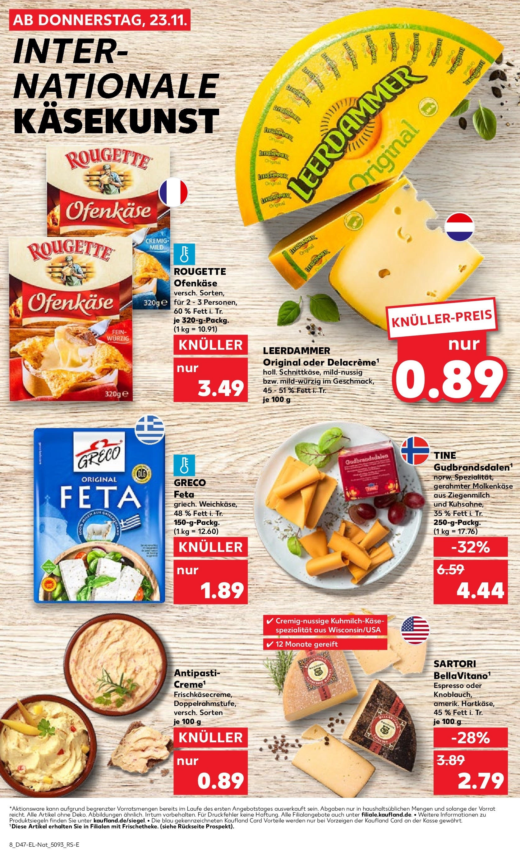 Kaufland - Rheinland-Pfalz (ab 23.11.2023) » Angebote Online zum Blättern | Seite: 56 | Produkte: Feta