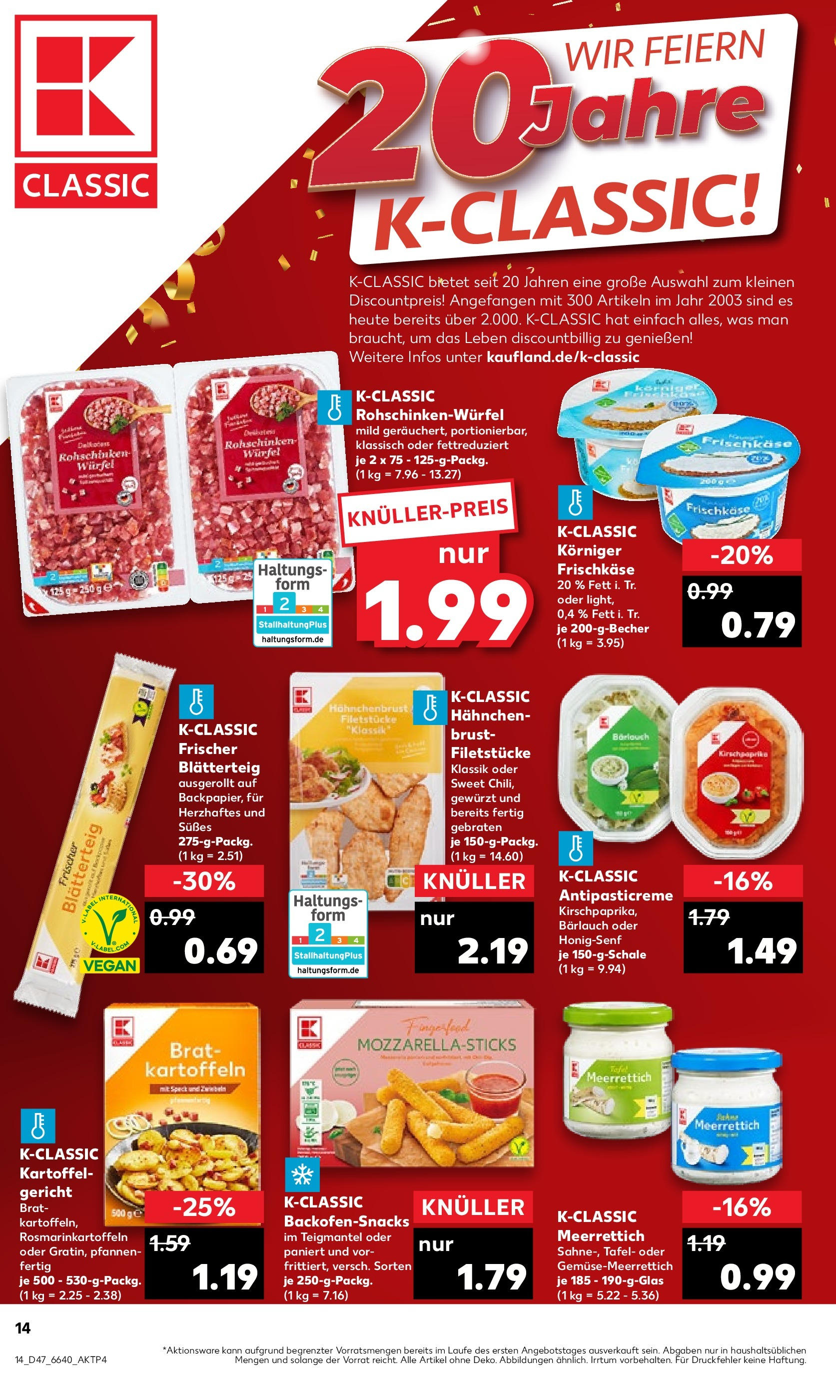 Kaufland - Bayern (ab 23.11.2023) » Angebote Online zum Blättern | Seite: 14 | Produkte: Kartoffeln, Chili