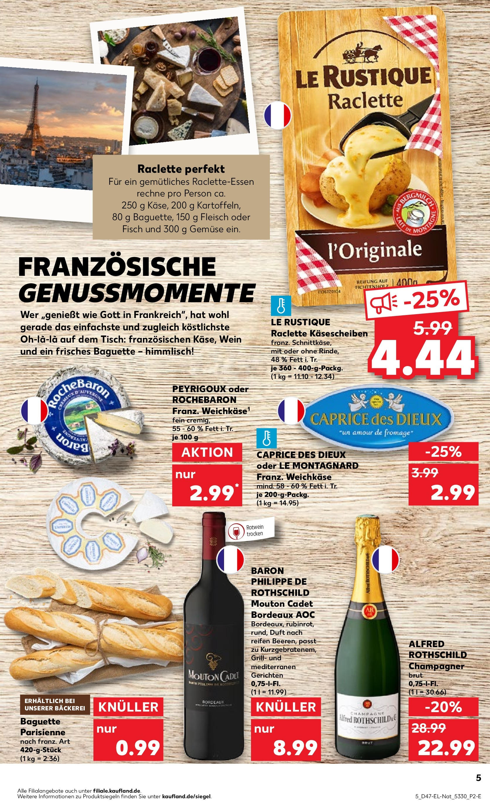 Kaufland - Bayern (ab 23.11.2023) » Angebote Online zum Blättern | Seite: 53 | Produkte: Tisch, Rotwein, Rotwein trocken, Raclette
